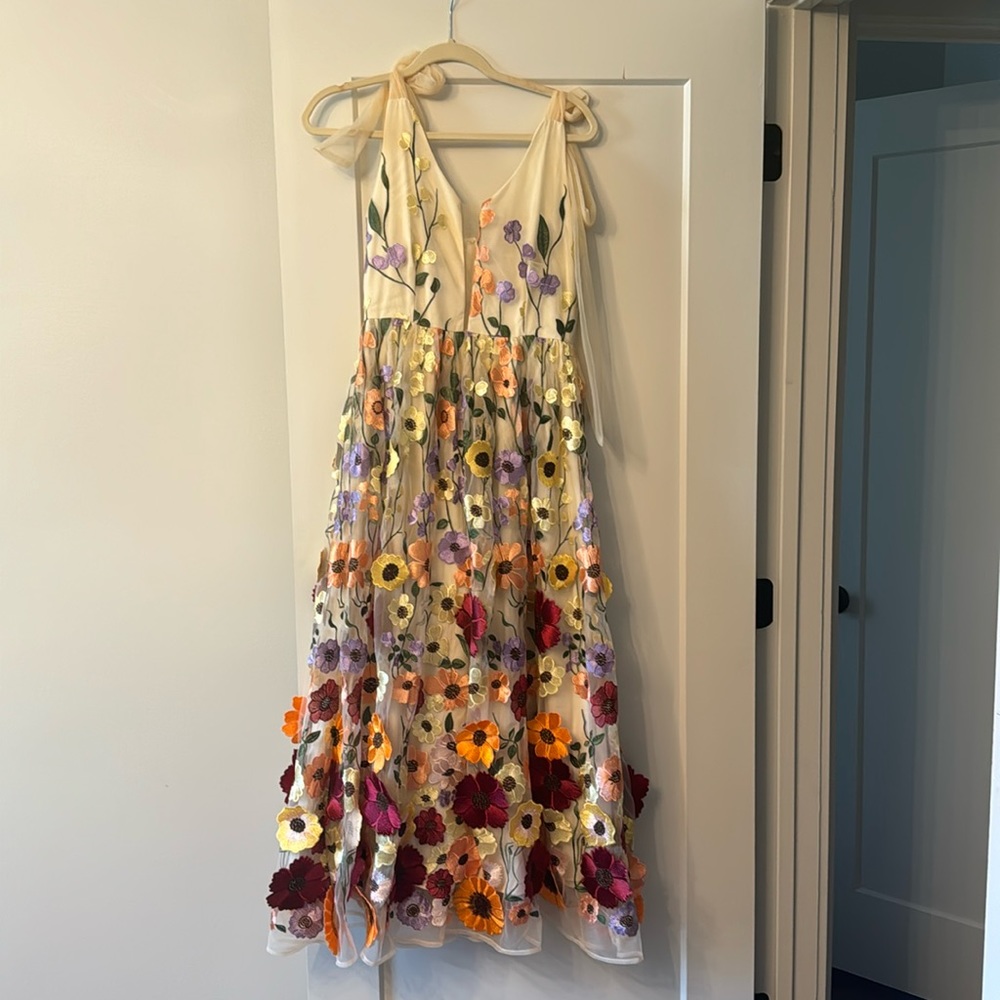 Floral Dress - wedding or baby shower, maternity dress